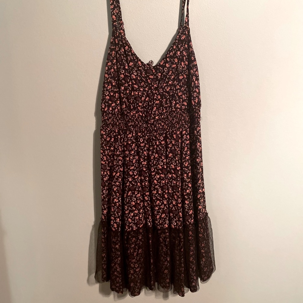 Torrid size 00 floral spaghetti strap dress